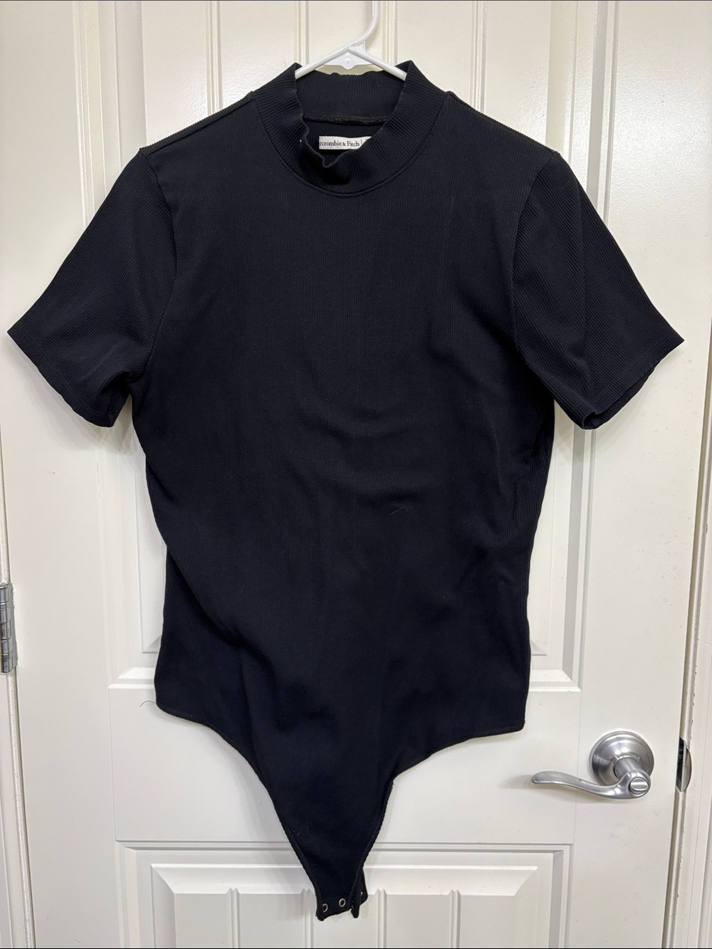 Abercrombie & Fitch Black Short Sleeve‎ Bodysuit